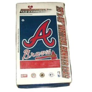 Atlanta Braves 28 inches X 40 inches Vertical Flag Banner New Mlb